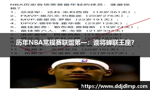 历年NBA常规赛联盟第一：谁将蝉联王座？